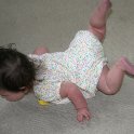 Step 3 - Scoot along on your belly